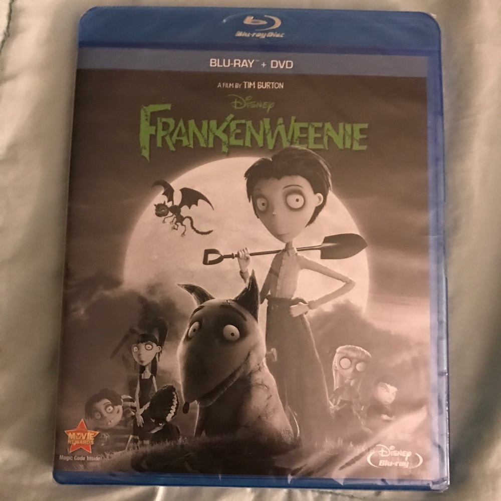 Frankenweenie blu-ray & dvd
