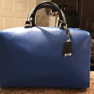 Michael Kors Kirby Leather Satchel