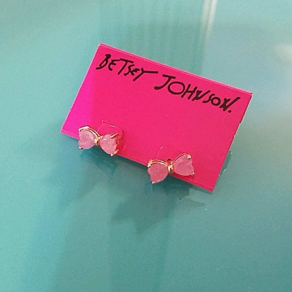 Betsey Johnson Bow Earrings