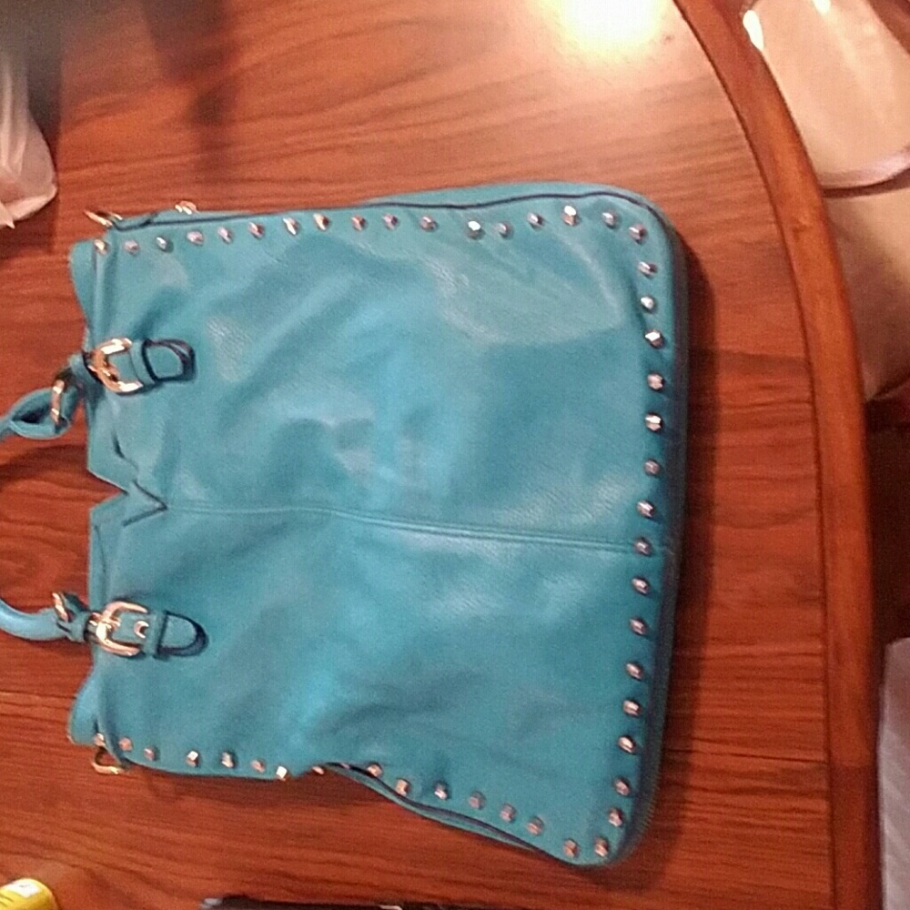 Turquoise tote