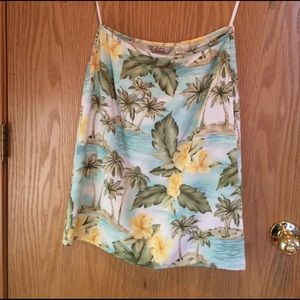 Tommy Bahama silk skirt