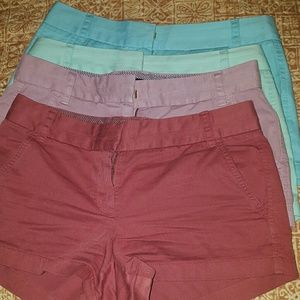 Bundle of J. Crew 3" shorts