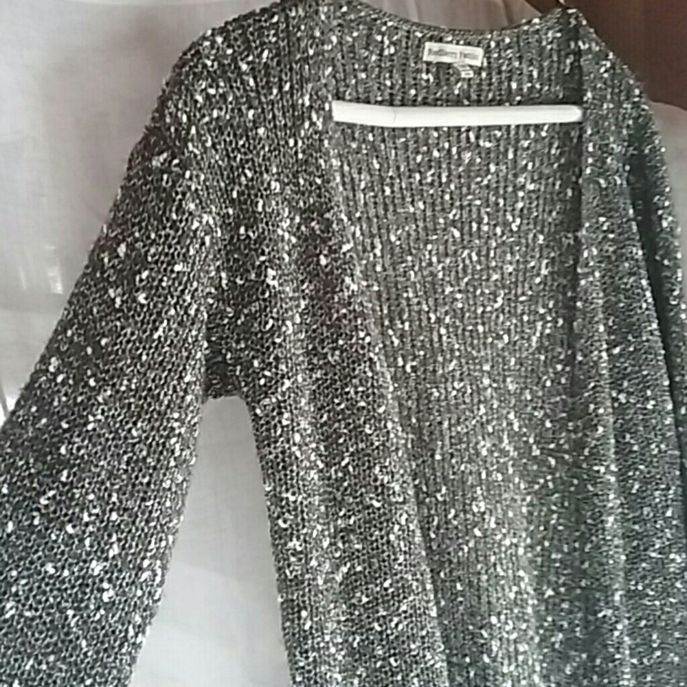 long forest green cardigan