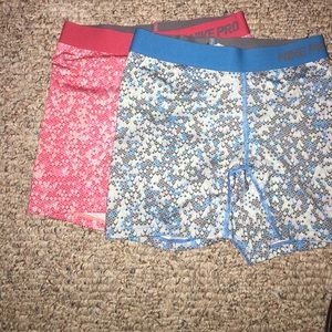 2 used Nike pros spandex