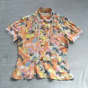 Authentic Robert Graham silk top