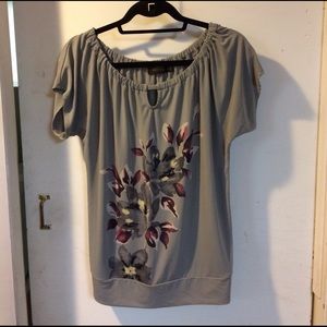 The limited gray dress top