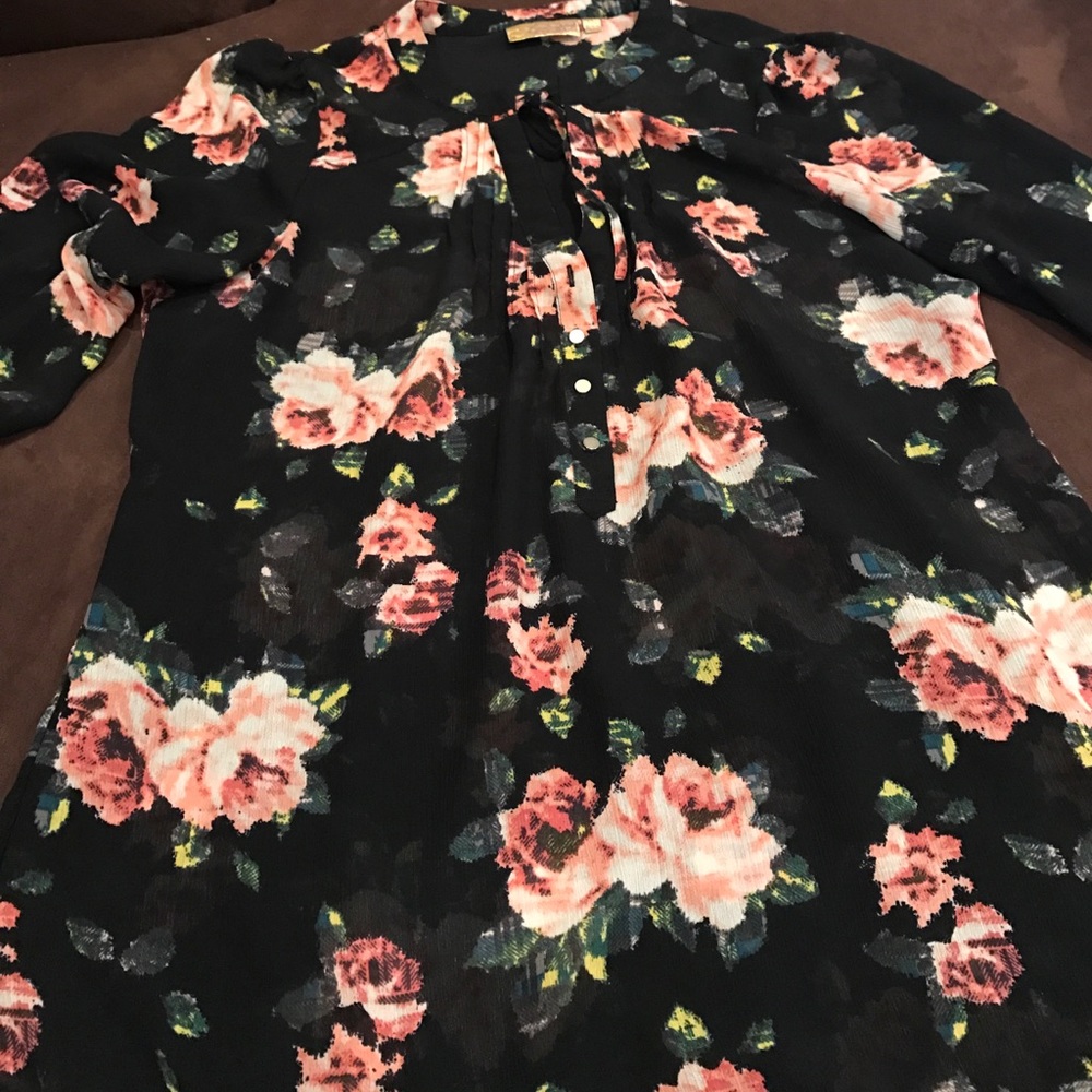 XL Princess Vera Wang Sheer Blouse