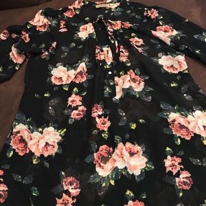 XL Princess Vera Wang Sheer Blouse