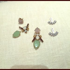 Stella and Dot interchangeable earrings.