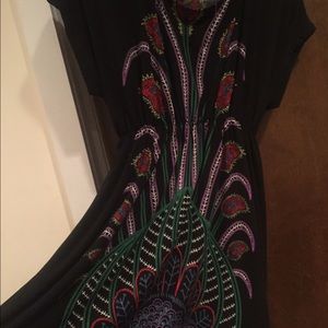 Peacock dress