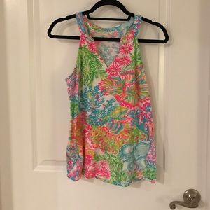 Multi color summer shirt-- v-neck