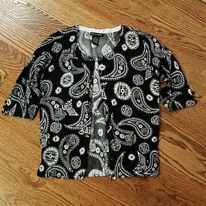 Paisley cardigan