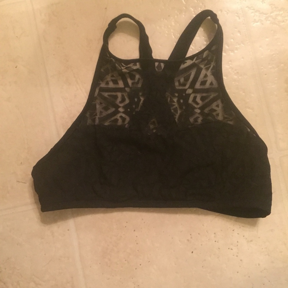 High neck mech bikini top