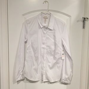 LAUNDRY white button up top