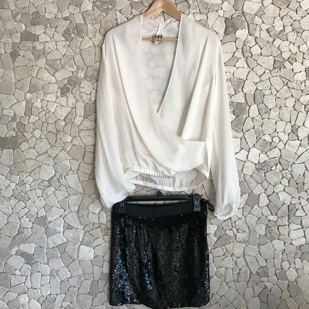 Haute and Hippie long sleeve blouse