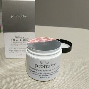 Full of promise tightening and firming neck cream