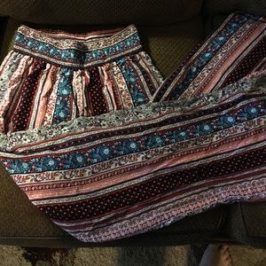 Patterned Flowy Pants