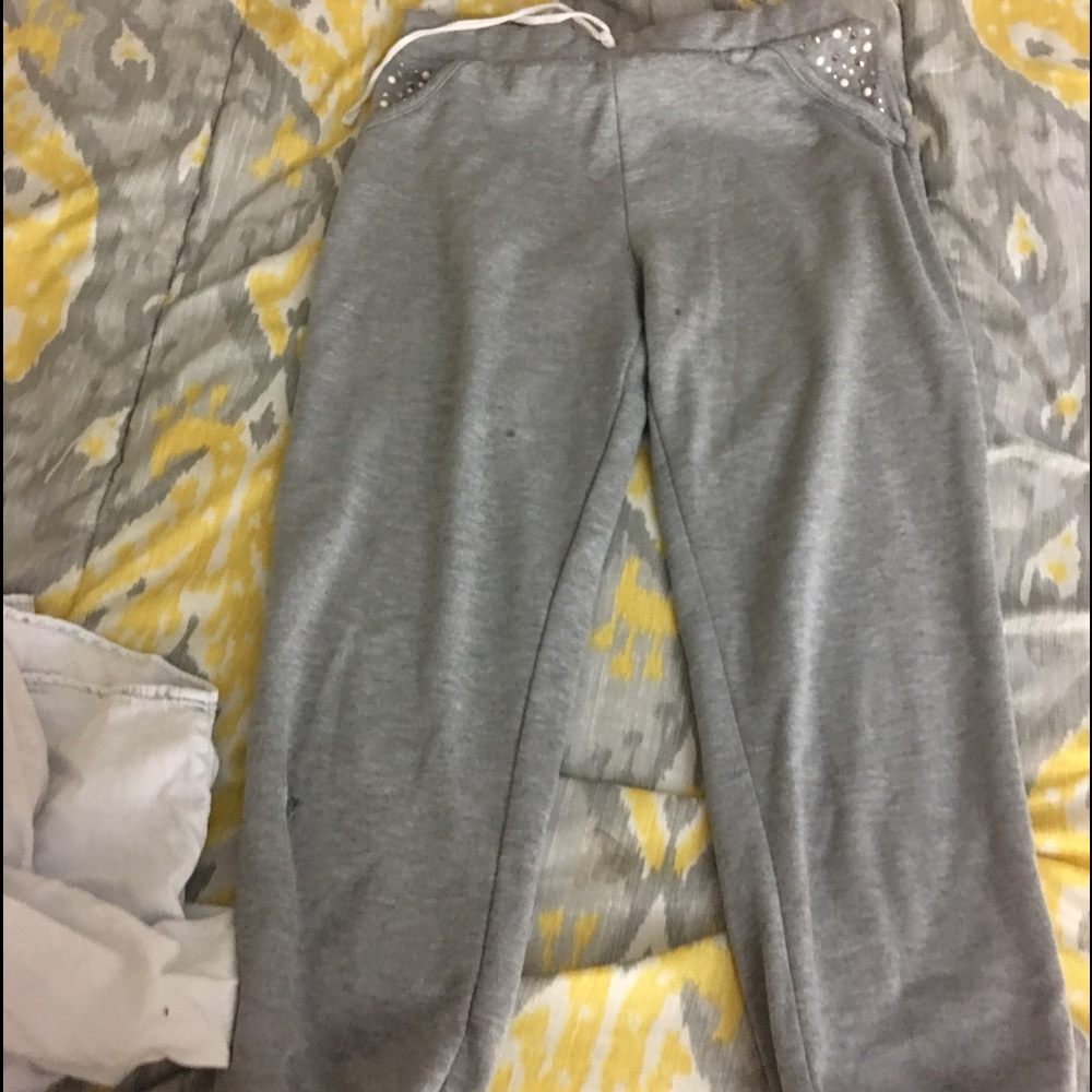 I can no longer fit the sweatpants.