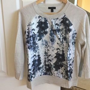 Jcrew small silk sweater -small size