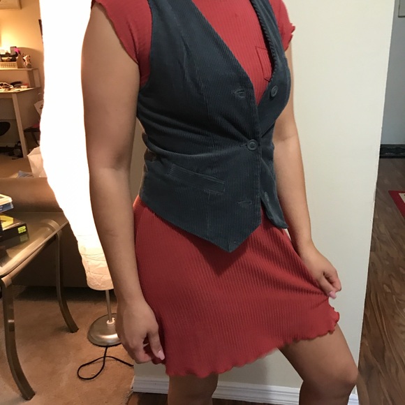 Urban Outfitters Jackets & Blazers - ⚡️SEND OFFERS⚡️BDG corduroy blue vest XS