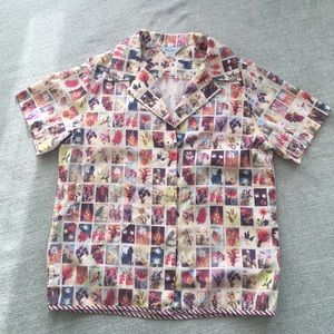 Paul Smith cotton short sleeve blouse