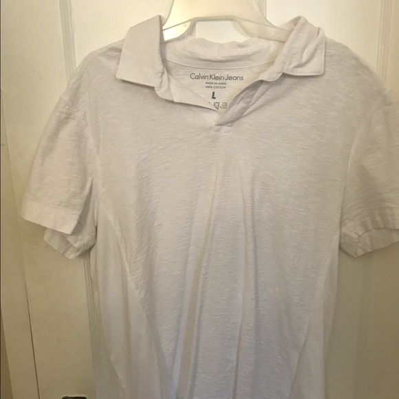 Calvin Klein Polo White - Picture 1 of 2