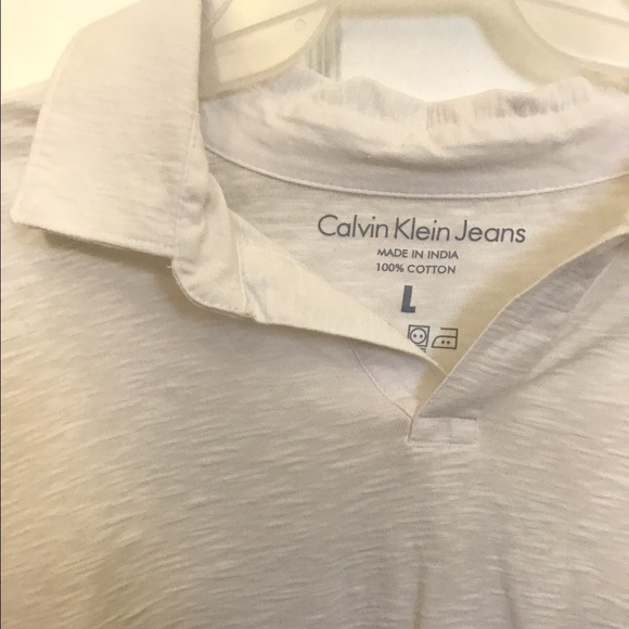 Calvin Klein Polo White - Picture 2 of 2