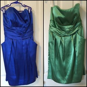 GET THEM BOTH! Davids Bridal Strapless Dresses