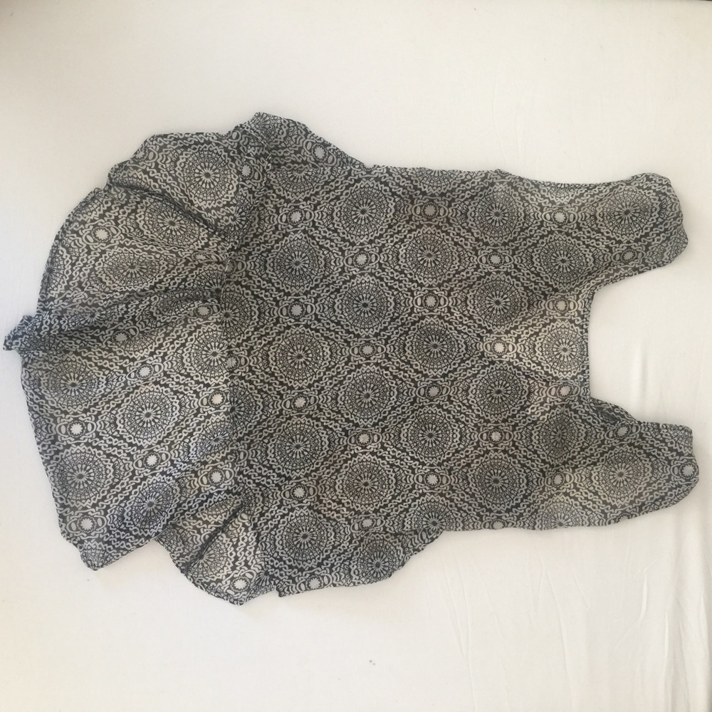Chiffon Patterned Tank