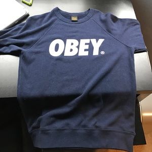 Men's Obey sweater size medium