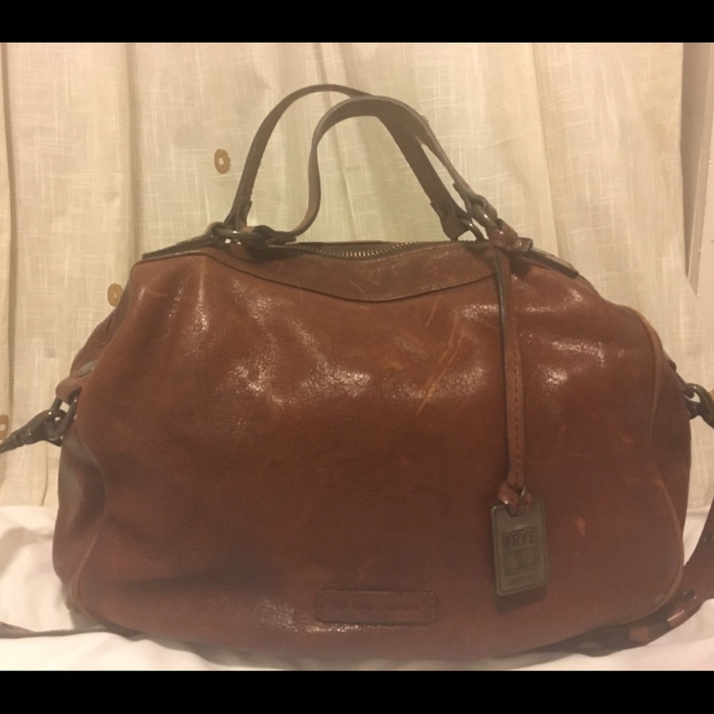 brown leather Fry Bag