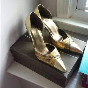 Gold heels