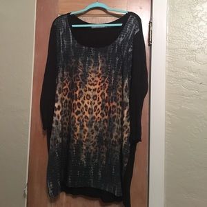 Cool Fire Leopard Print Shirt
