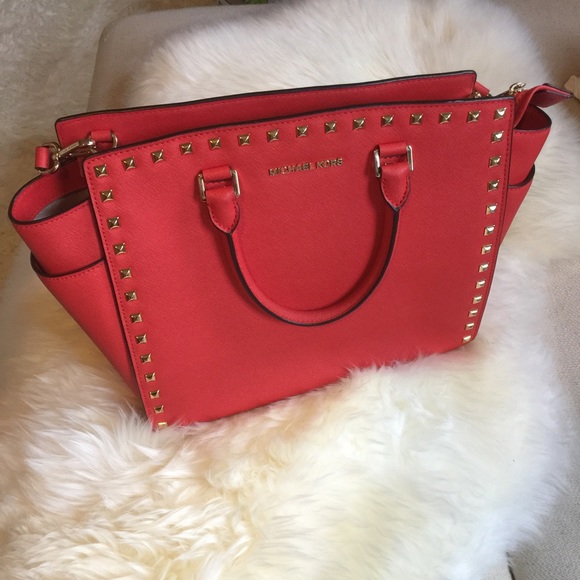 Michael Kors Handbags - Michael kors studded Selma