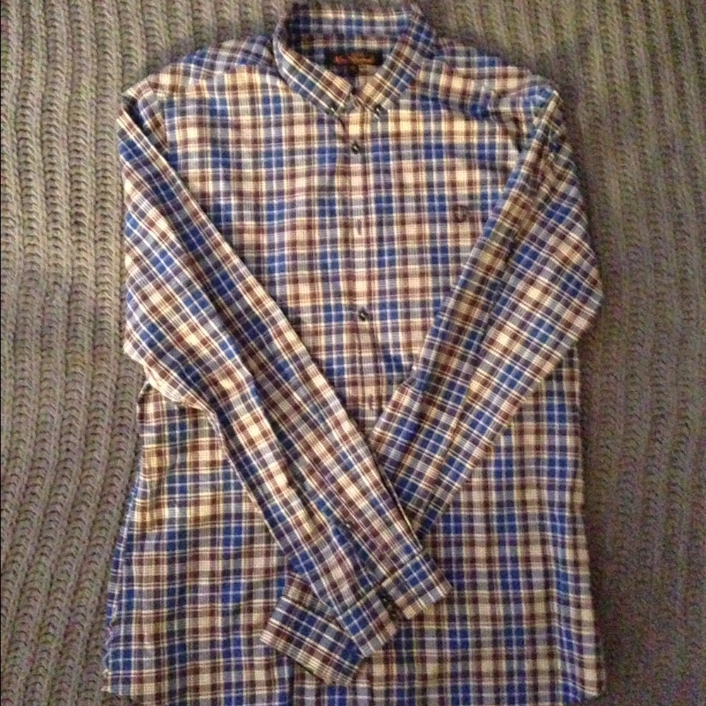 🎉LIKE NEW🎉 Men's Plaid Dress Shirt