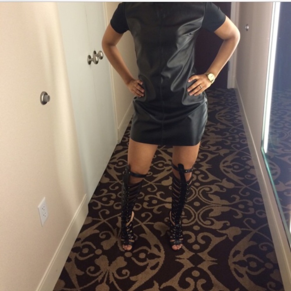 Strappy Knee High Sandals