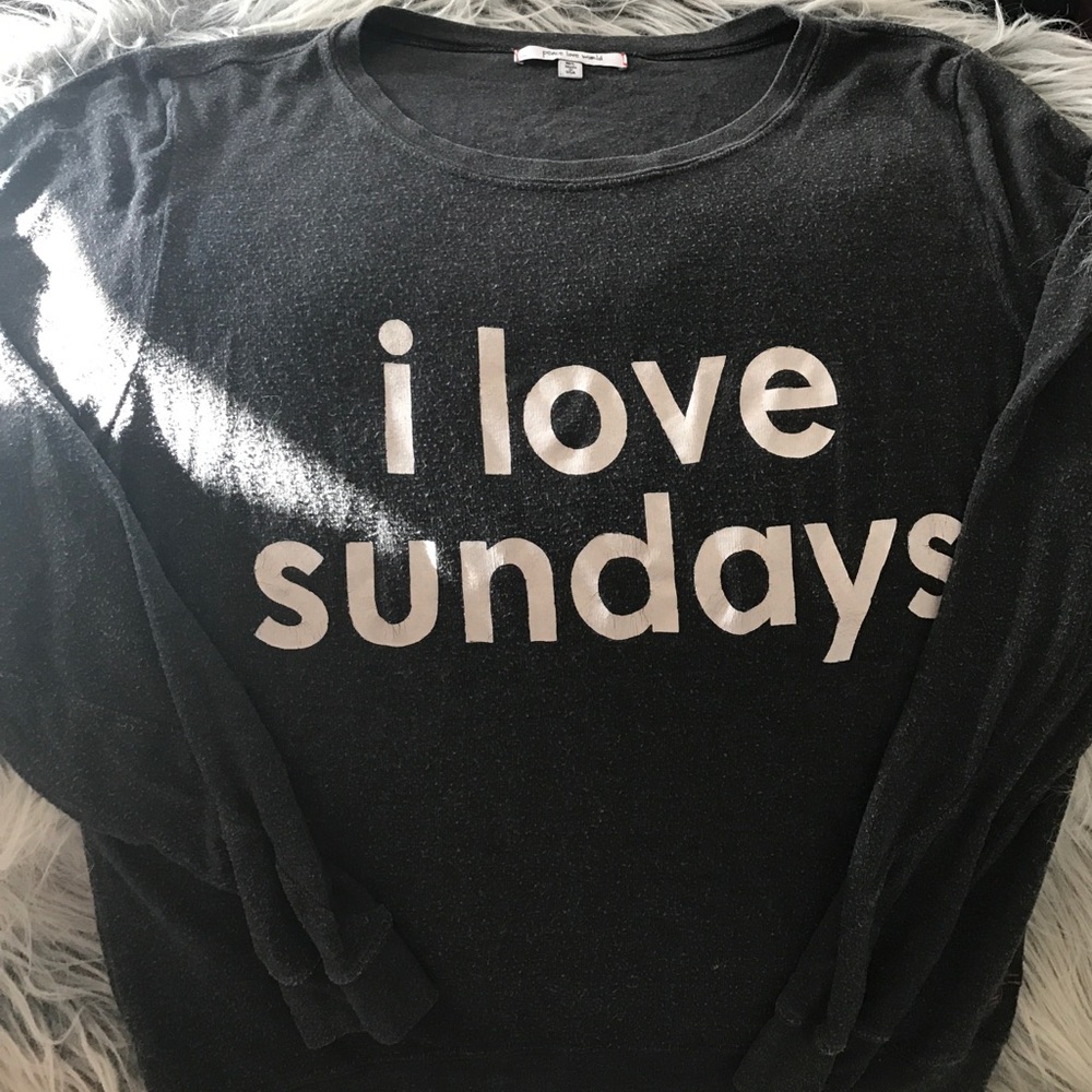 Peace Love World sweatshirt