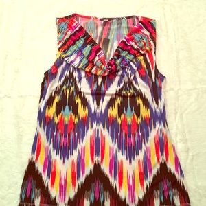 Tahari Arthur S. Levine Multicolor Blouse, Size M