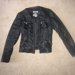 Faux Leather Jacket