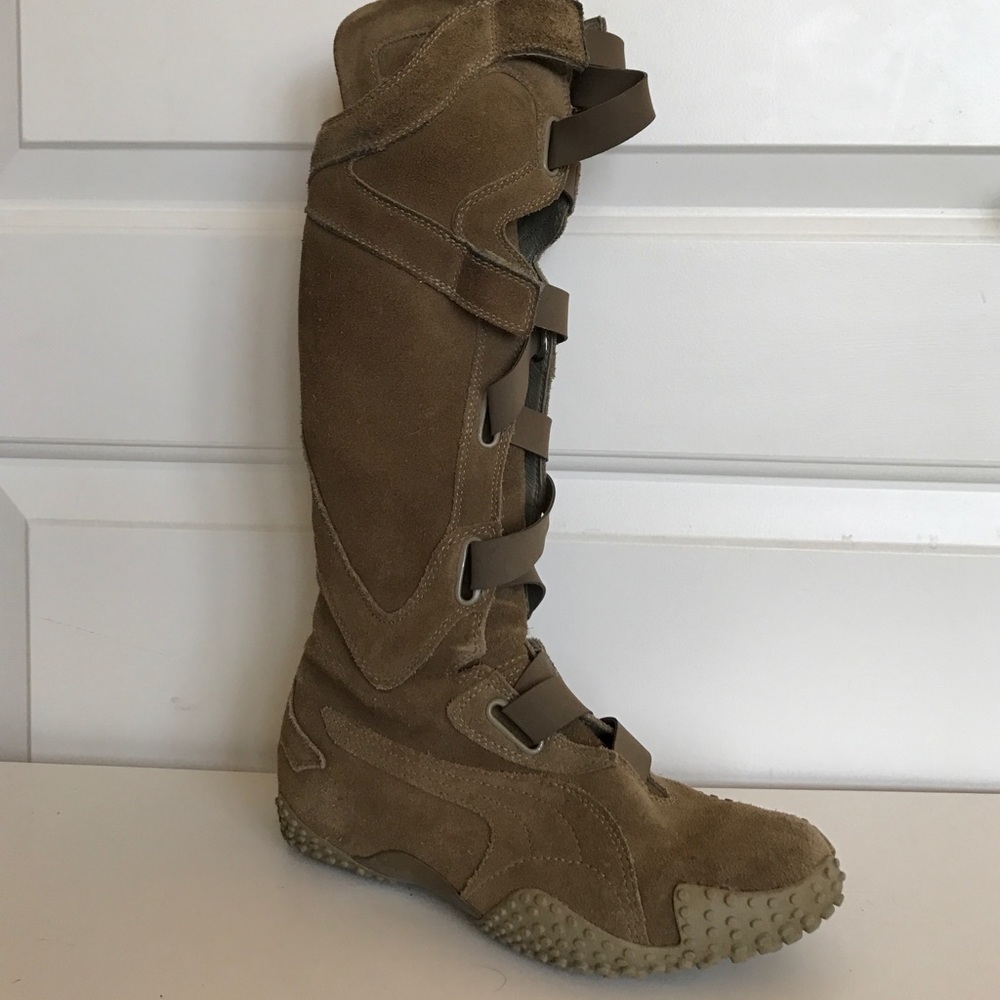 Puma Mostro Alto Boots in brown suede