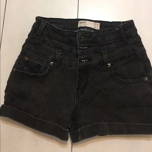 Cotton On Black High Waisted Shorts
