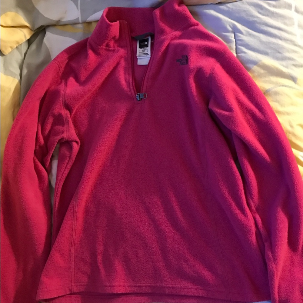 North Face quarter zip pullover fleece