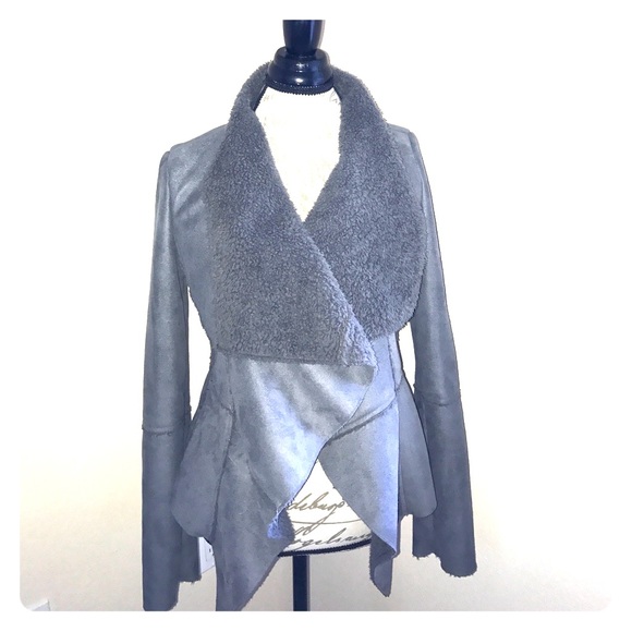 Grey soft jacket - Picture 1 of 4