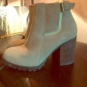 - Suede 'Lacey' Bootie -