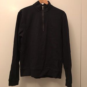 Men's Navy Blue Burberry Pullover
