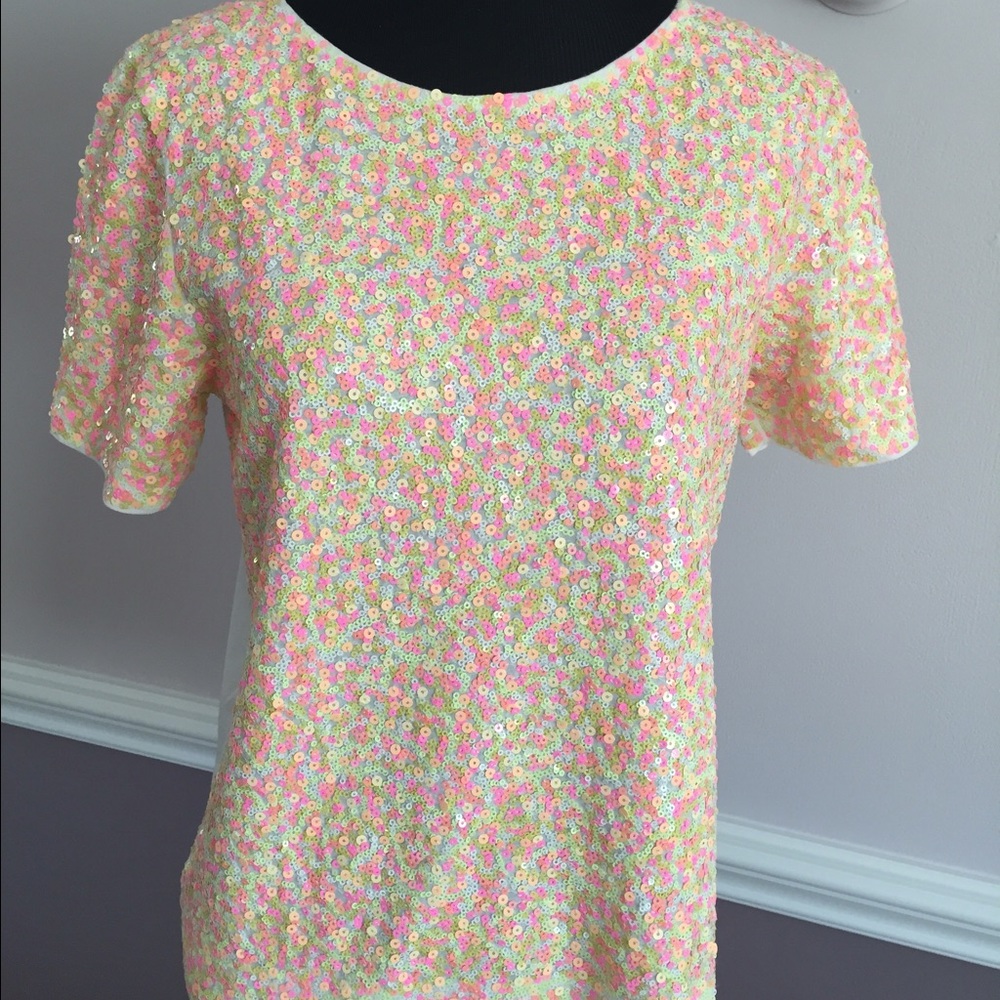 JCrew sequin top