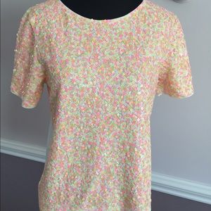 JCrew sequin top