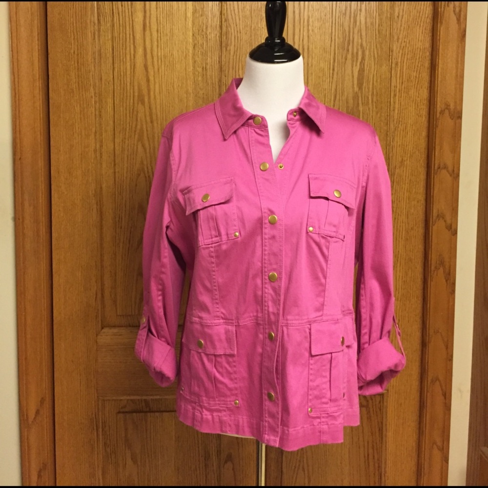 ☀️Jones New York Classy pink shirt