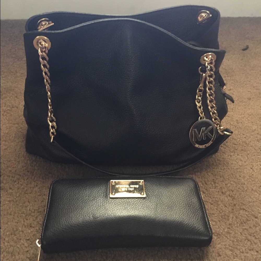 Michael Kors Purse with Matching Wallet