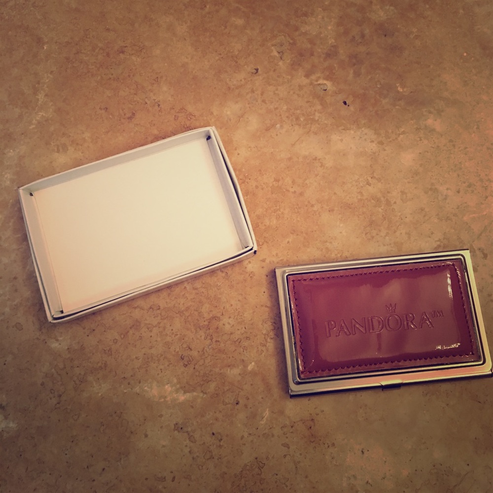 Pandora business card case
